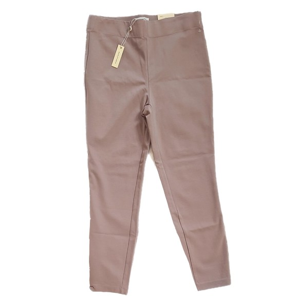 Max Studio | NWT Khaki Skinny Ponte Stretch Pants, Sz L (10-12), FREE S/H - Picture 2 of 9